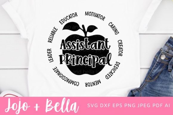 Assistant Principal SVG: Graphics & Crafts for School Branding
