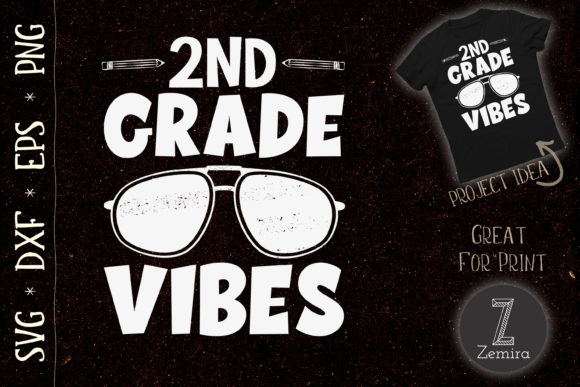 Back to School 2nd Grade Vibes Teacher