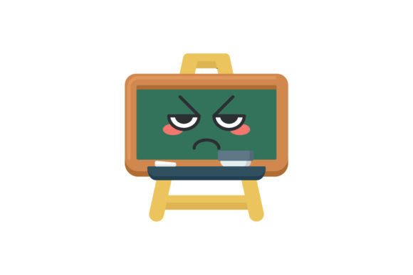 Back to School Blackboard Kawaii Vector Graphics & Icons Review