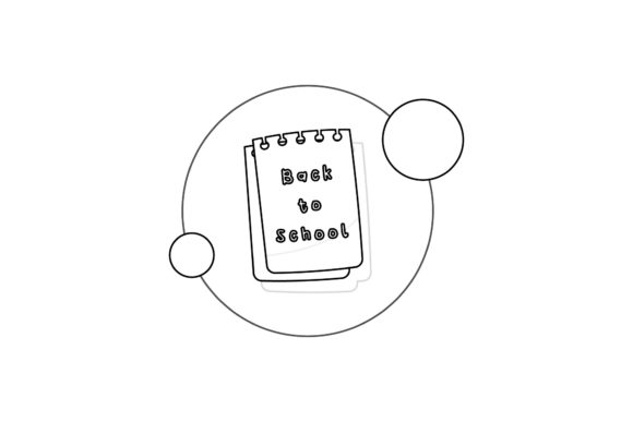 Back to School Note Line Style Graphics and Icon Review