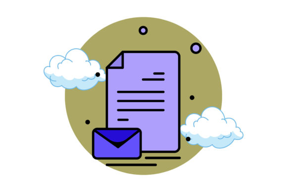 Back to School Paper Card Circle Cloud Graphics & Icons Review