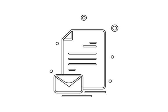 Back to School Paper Card Outline: Graphics & Icons Review