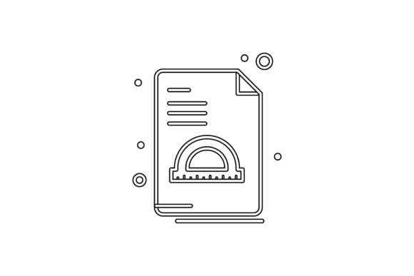 Back to School Paper Outline Graphics and Icons Review