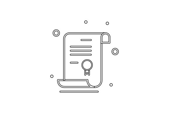 Back to School Sheet of Paper Outline: Graphics and Icons