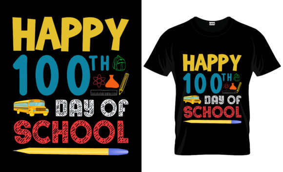 Back to School T-Shirts Design 02: Graphics & Print Templates