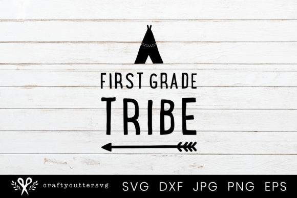First Grade Tribe - Tipi Arrow Clipart Back to School