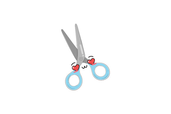 Kawaii Cute Scissor Back to School Graphics and Icons Review