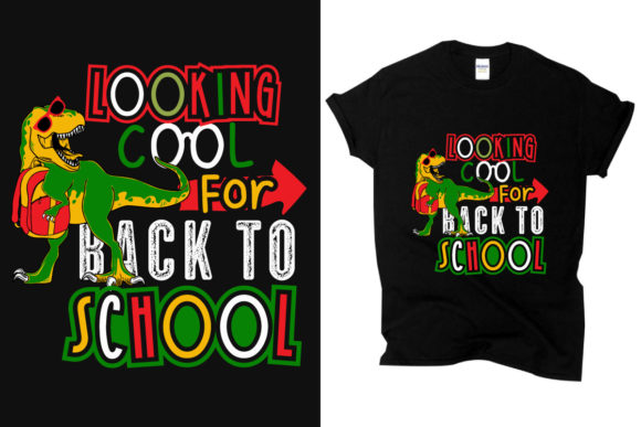T Shirt - Dinosaur -back to School Graphics